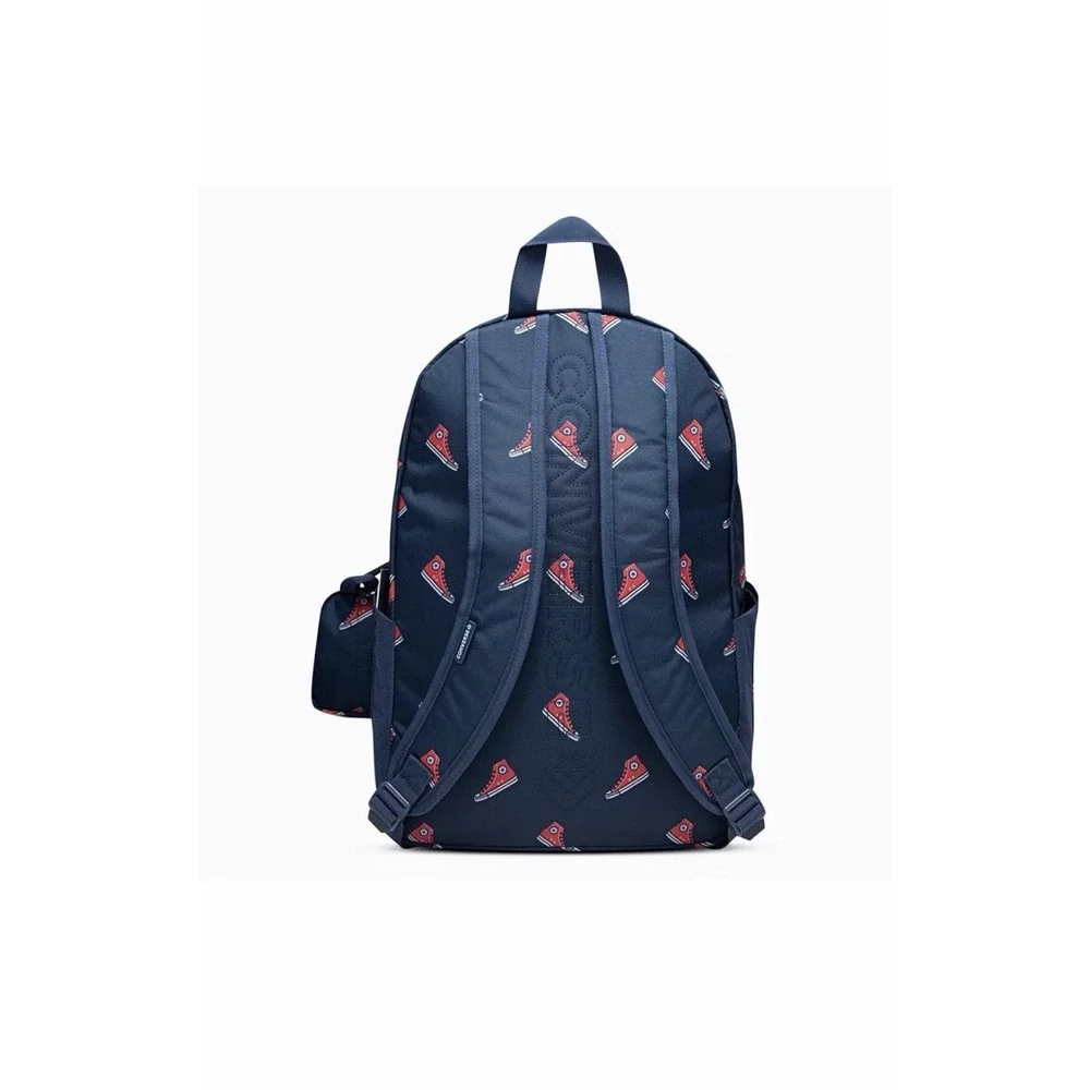 Converse All Star Chuck Taylor Sneaker Print Backpack Blue/Red w/Mini Backpack